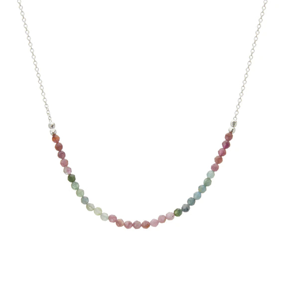 Wandering Soul Tourmaline Necklace Sterling Silver