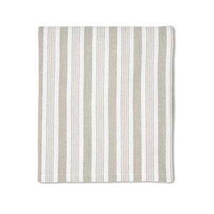 Harbour Oatmeal Stripe Tablecloth 150x230cm