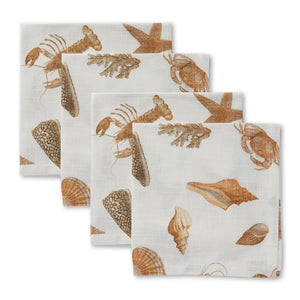 Shell Collection Napkin Set of 4