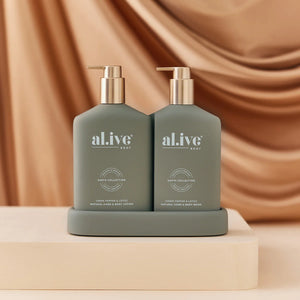 Metallic Edition Green Pepper & Lotus Wash and Lotion Duo