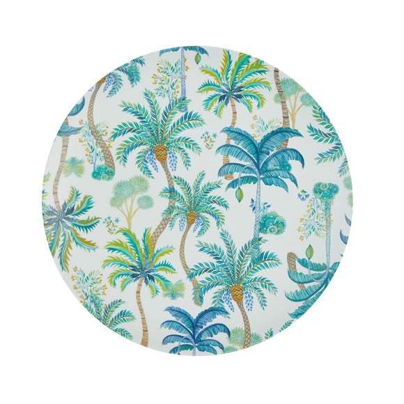Melamine Vintage Palms Plate Set of Four