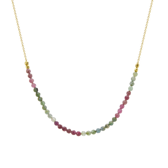 Wandering Soul Tourmaline Necklace Gold