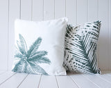 Outdoor Cushion - Palm Fronds - Khaki - 45x45