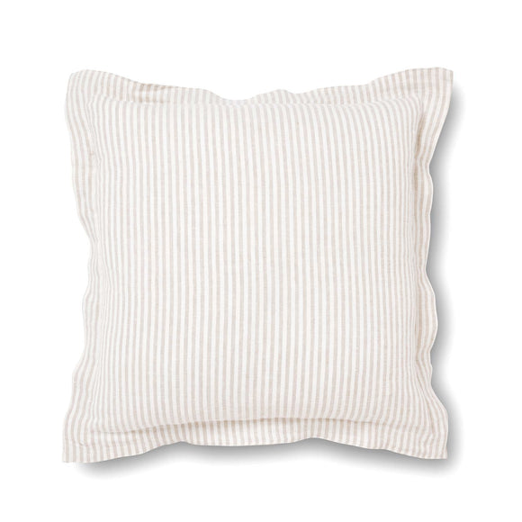 Hayes Pinstripe Linen Cushion Regular price