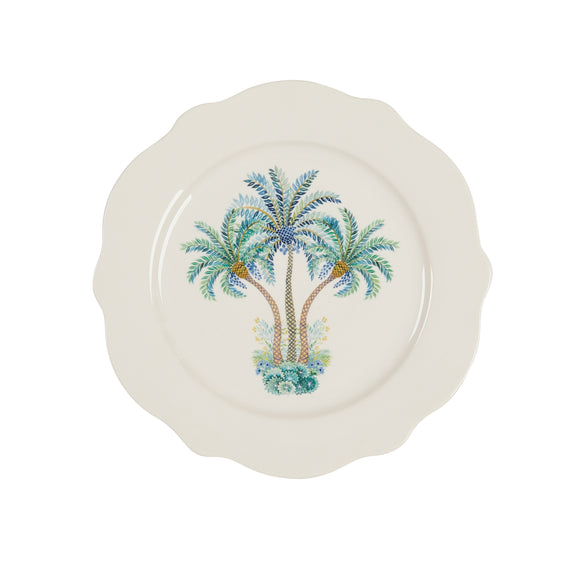 Vintage Palms Ceramic Plate Set