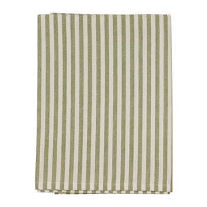 Bulla Green Stripe Tablecloth
