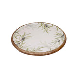 Olive Leaf Round Platter - Large